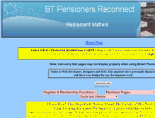 Tablet Screenshot of btpensionersreconnect.co.uk